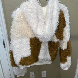 Free People Fuzzy Hoodie